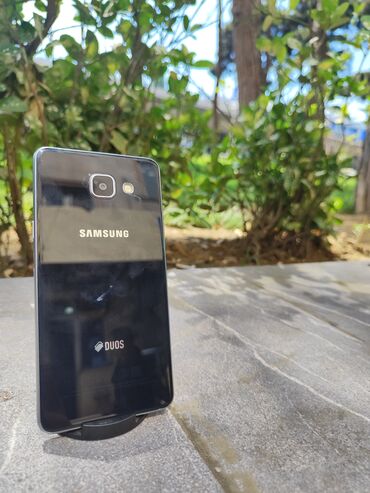samsung galaxy a5 2016 ekran: Samsung Galaxy A5 2016, 16 GB, rəng - Qara, Düyməli, Barmaq izi, Face ID