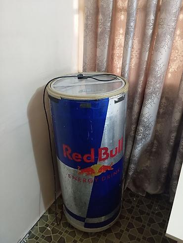 https:promo.bizon.az: Red Bull enerji içkisi qutu formasında reklam soyuducusu Tam işlək — 1