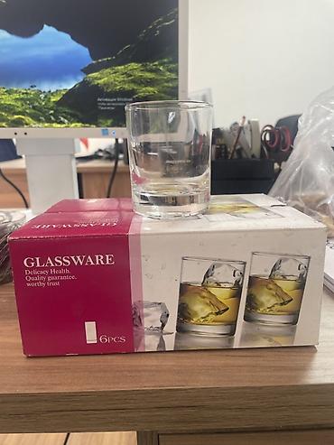 Стаканы: Набор стеклянной посуды (3 комплекта): 1) Бокалы для шампанского — 3