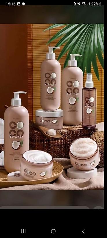 Faberlic COCO Rituals – kokos əsaslı bədən və saç baxımı seriyası