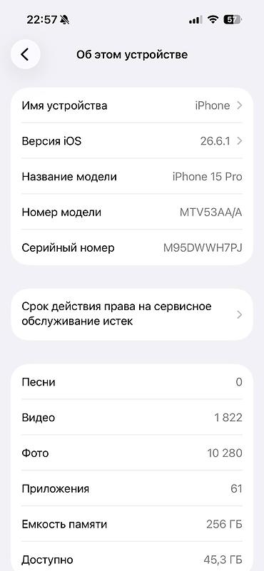 Apple iPhone: ‼️IPhone 15 Pro‼️ (серебристый/натуральный титановый оттенок) срочно — 9