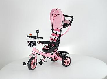 vespa za devojcice: Tricikl 000009 – Roze (Šifra proizvoda: 000009-60) Multifunkcionalni — 4