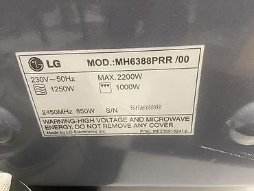 Mikrodalğalı sobalar: LG mikrodalğalı soba – Model: MH6388PRR/00 - Rəng: qırmızı (dekorativ — 3