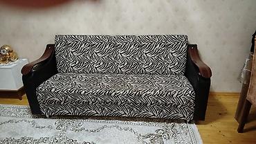 Zebra naxışlı divan‑çarpayı - İkifunksiyalı model: gündəlik