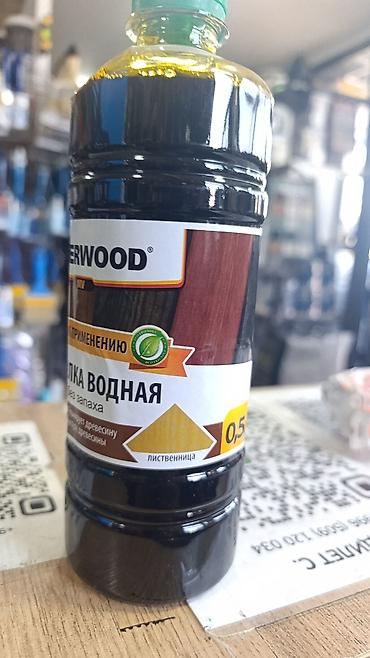 Морилка: Морилка водная COVERWOOD, оттенок «Лиственница», 0,5 л - Назначение — 1