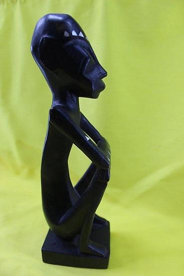 Figure: STARA DRVENA AFRIČKA FIGURA, RETKO | Stara afrička drvena figura — 2