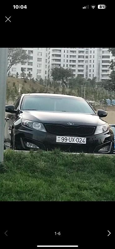 optima otracaqlar: Model: Kia Optima (K5) sedan Rəng: Qara Ban növü: Sedan, 4 qapı — 1