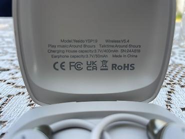 ucuz bluetooth qulaqlıq: İşlənmiş Simsiz (Bluetooth) Qulaqcıqlar, rəng - Ağ — 2
