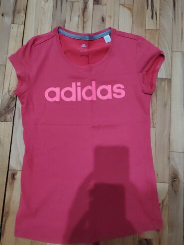 h and m majice: Adidas Originals, S (EU 36), M (EU 38), Cotton, color - Pink