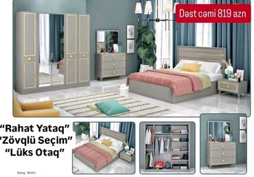 embawood metbex: 2 təknəfərlik çarpayı, Dolab, Tumba, 2 tumba, Azərbaycan, Yeni
