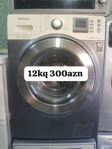 maşın qiymətləri: Paltaryuyan maşın Samsung, 10 kq-dan çox, İşlənmiş, Avtomat, Ödənişli çatdırılma, Ünvandan götürmə