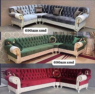divanlar kreditle: Künc divan dəsti – klassik ölkə üslubunda dizayn - L-şəkilli künc — 1