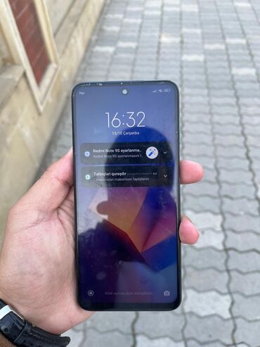 ıphone x ikinci el: Redmi Note 9S, 128 GB, rəng - Göy, İki sim kartlı