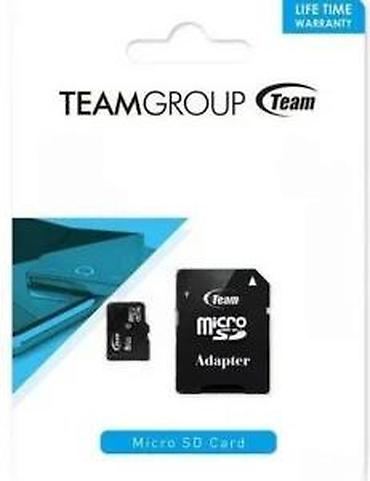 Memorijske kartice za kamere: TEAMGROUP microSDHC kartica 8 GB + SD adapter - Kapacitet: 8 GB - — 10