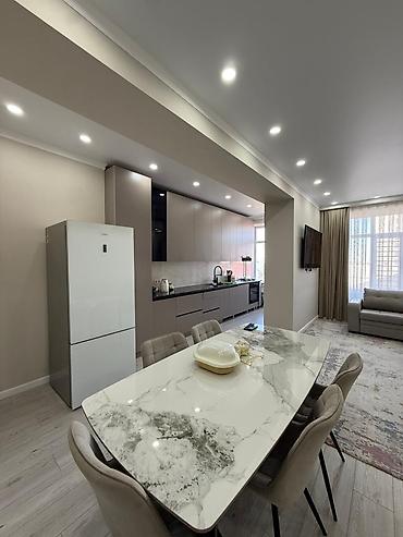 алматинка квартира: 3 комнаты, 78 м², Нижний Джал (Джал-23) Элитка, 3 этаж, Евроремонт — 2