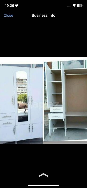 Dolablar: Yeni, Açılan, 3 qapılı Düz dolab, Dolab-asılqan, Türkiyə -da lalafo.az — 9 Dolablar: Yeni, Açılan, 3 qapılı Düz dolab, Dolab-asılqan, Türkiyə — 9