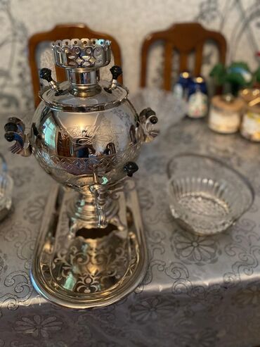 odun samavarı: Yeni Elektrik Samovar, 4 l
