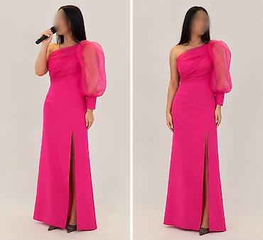150m alınıb 50 satılır 42 bədən ölçüyə gedir. Fushia rəngindədir. Özəl