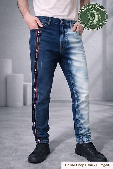 moncler bakı: Cins şalvar, Champion, L — 1