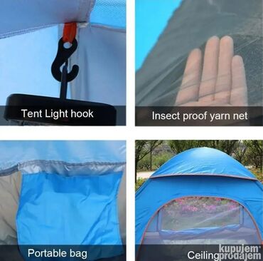 Oprema za kampovanje: Maskirni i Civilni Satori svih velicina Sator za dve, četiri, šest — 8