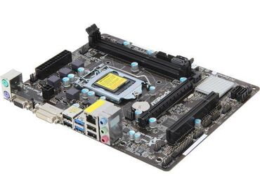 intel core i5 4460: Энелик плата, Колдонулган, ASRock, LGA1155, Micro-ATX, ПК үчүн