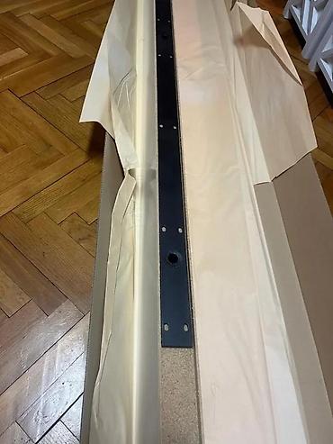 Ostali nameštaj: Zidna “lebdeća” polica – bela - Minimalistički dizajn sa skrivenim — 7