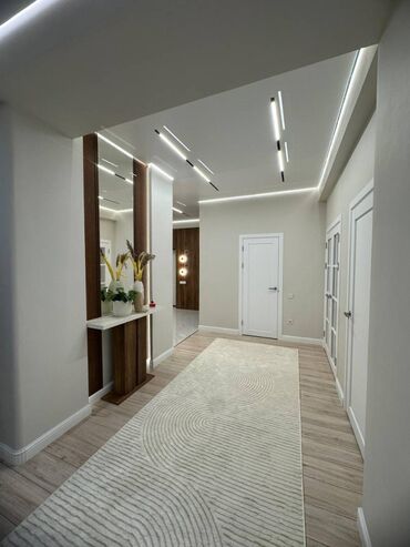 ремонт домов: 3 бөлмө, 131 кв. м, Элитка, 7 кабат, Евроремонт