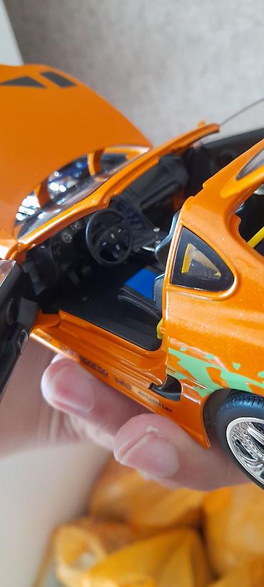 İdman və hobbi: Toyota Supra 1:24 Miqyas Təzədir Səsli və İşıqlı Hər yeri açılır — 5