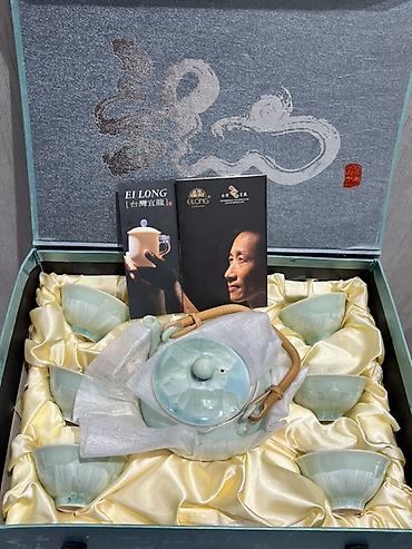 cay: Çay dəsti, rəng - Yaşıl, Keramika, 6 nəfərlik — 2