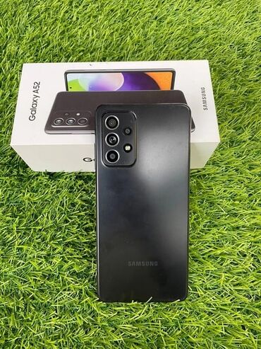 samsung f330: Samsung Galaxy A52, 128 GB, rəng - Qara, Barmaq izi, İki sim kartlı