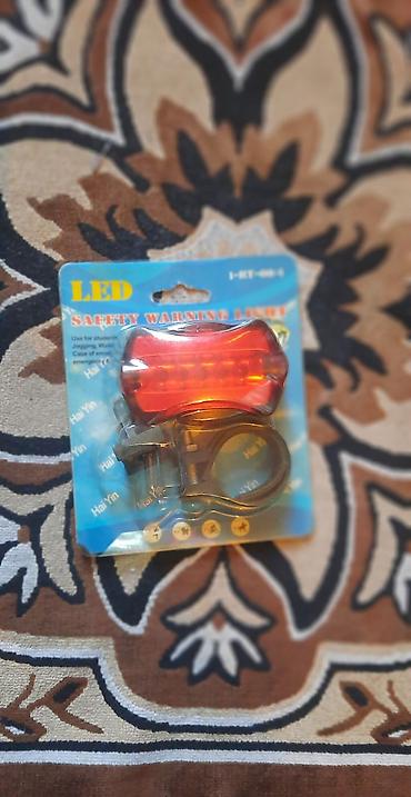 Velosiped aksesuarları: LED arxa təhlükəsizlik işığı – velosiped üçün - Parlaq qırmızı LED — 1