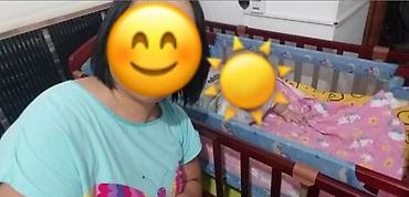 деский шкаф: Продаю детскую кроватку с люлькой, с матрасом, со складным — 3