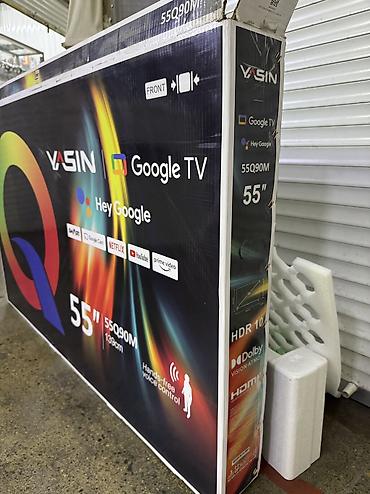 dvd video player: Телевизор YASIN 55Q90M 55" (139 см) с Google TV - Платформа: Google — 8