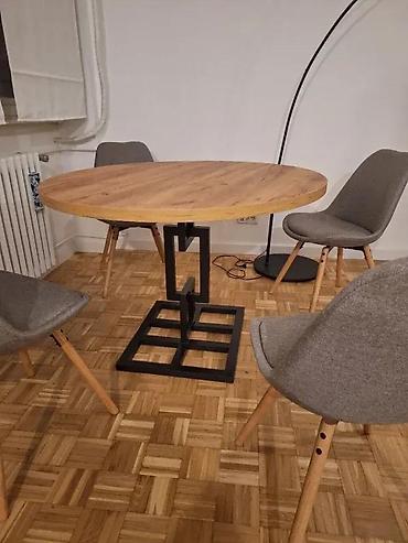 bež sofa: OKRUGLI STO MODEL M95 IZRADA PO MERI | Izrada po meri Dezen ploče po — 5