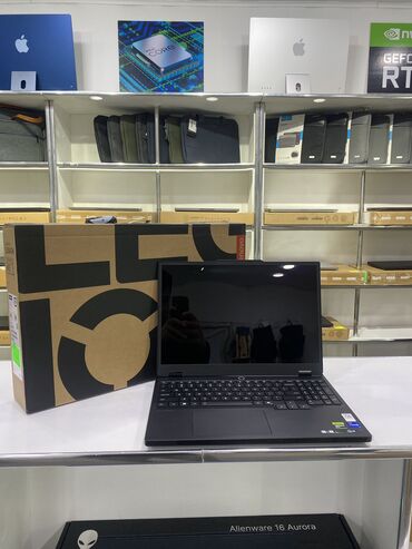 ноудбук новый: Ноутбук, Lenovo, 16 ГБ ОЭТ, Intel Core i7, 15.4 ", Жаңы, Татаал эмес тапшырмалар үчүн, эс тутум SSD