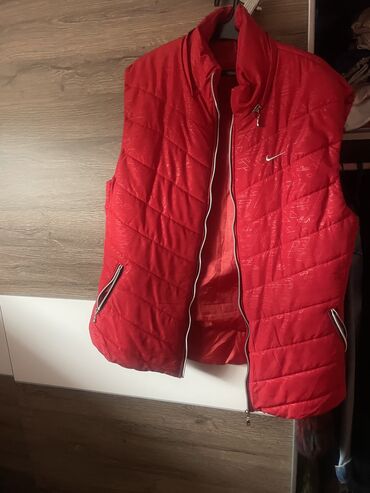 ženski prsluk sa kapuljačom: Nike, XL (EU 42), color - Red