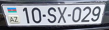 a klass ne demek: Avtonömrə kombinasiyası: 10-SX-029 - Azərbaycan dövlət standartına — 2