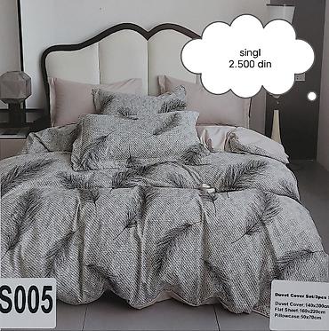 Posteljina: 🩷Singl posteljine🩷 🩵Čaršaf-160*220 🩷Jorganska navlaka-140*200 — 2