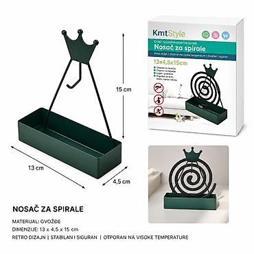 KMT Stalak za spirale protiv komaraca „kruna“ – Kmt Style Praktičan