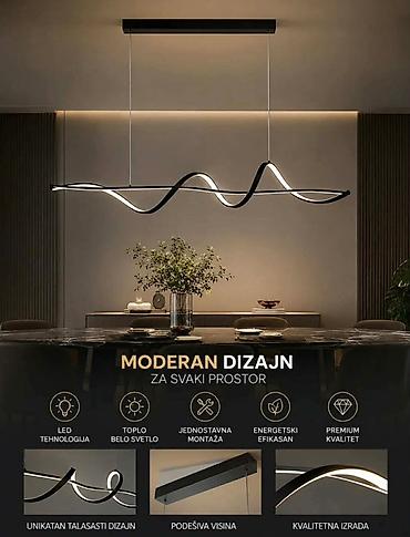Moderni LED viseći luster – spoj elegancije i tehnologije Unesite dozu