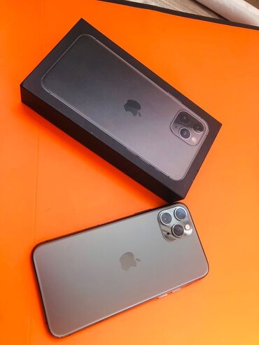 айфон 11 цена кыргызстан: IPhone 11 Pro, Б/у, 256 ГБ, Space Gray, Защитное стекло, Кабель, Коробка, 100 %