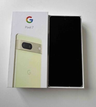 куплю бу телефон недорого: Google Pixel 7, Б/у, 128 ГБ, цвет - Желтый, 1 SIM, eSIM