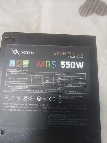 i5 3570: Блок питания Vayyn MBS 550W Bronze Plus, полностью модульный - — 2