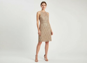 złote sukienki: Women`s dress, size S