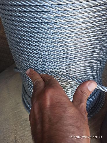 Metal məhsulları: Məhsul: Sinklənmiş polad tros (E.G. Steel Wire Rope) - Konstruksiya — 8