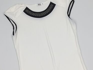 bluzki w geometryczne wzory: Women`s T-shirt, size M (EU 38)