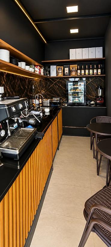coffee shop acmaq: Cofeshop icarə verilir.Elmlər metrosu • Dizayn: Qara mat interyer — 1