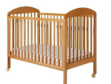 tn drift red: Drveni krevetac za bebe - Materijal: masivno drvo, prirodna završna — 1