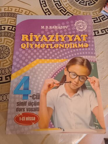 Kitablar, jurnallar, CD, DVD: 4cü sinif Namazov riyaziyyatdan qiymətləndirmə Qələmlə yazılıb 2 AZN
