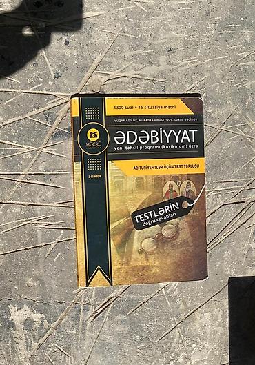 Mücrü Nəşriyyatı – “Ədəbiyyat” test toplusu (kurikulum üzrə) Kitab